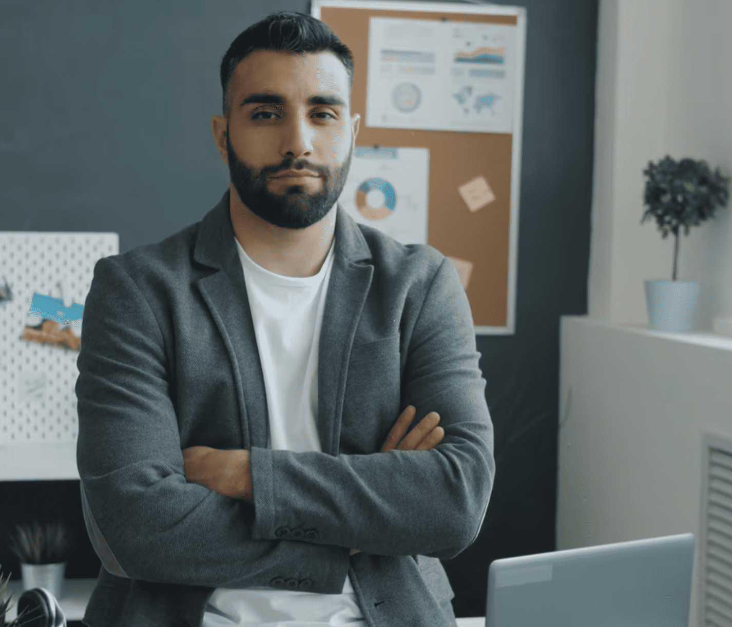 startup owner posing for a photo